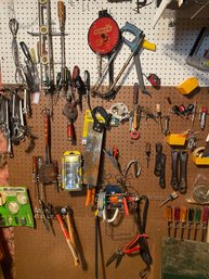 Wall Of Assorted Tools