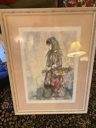 Framed Lithograph By Richard Shepard