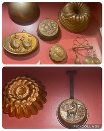 Assorted Copper Molds