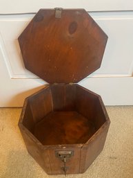 Vintage Wood Hat Box?
