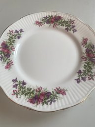 Set Of 6 Queens, England Wild Flowers Dishes