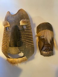 Pair Of Armadillo Masks