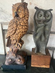 Pair Of Owls By Austin Productions