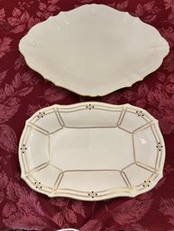 Two Lenox Platters