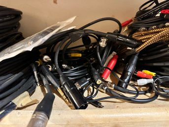 Large Lot Of Cables