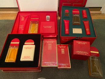 Large Lot Of Elizabeth Arden Red Door Perfume Sets