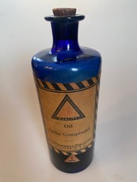 Antique Oil Spike Compound Bottle