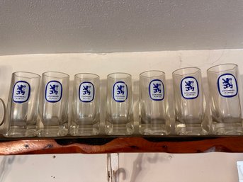 Lot Of 7 Beer Glasses
