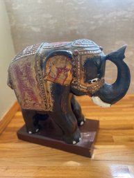 Wooden Elephant India