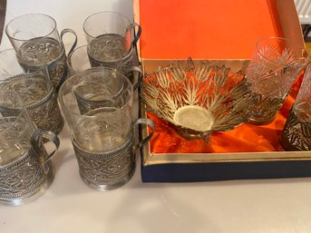 Silverplate Cup Set
