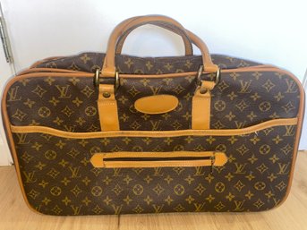Vintage Louis Vuitton The French Company Suitcase Travel Duffel Bag