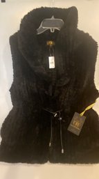 Metric Knits Fur Vest Size M, NWT
