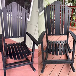 Lot Of 2 Poly Resin Adirondack Chairs