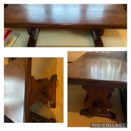 Three Piece Solid Wood Coffee Table, End Tables
