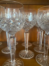 Set Of 7 Waterford  Crystal Goblets