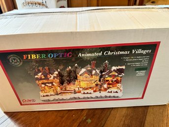 Fiber Optic Christmas Village.