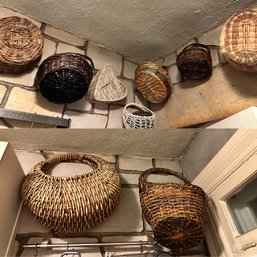Lot Of 9 Baskets