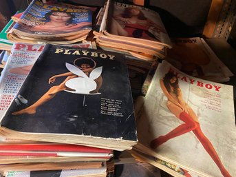 Lot Of Vintage Playboy Magazines, Penthouse