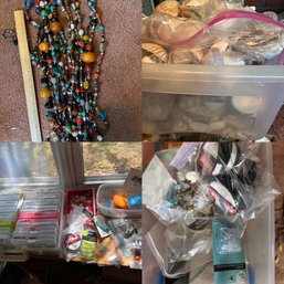 Large Lot Of Jewelry Making Supplies