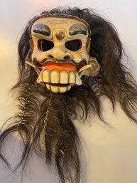 Balinese Mask Human Hair