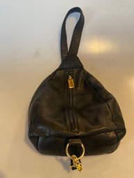 Tignanello Black Backpack Handbag