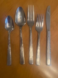 Lifetime Stainless Flatware Service For 10 Plus Extra