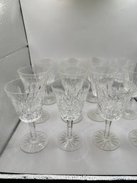 Lot Of 12 Waterford Glasses