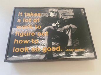 Andy Warhol Plaque