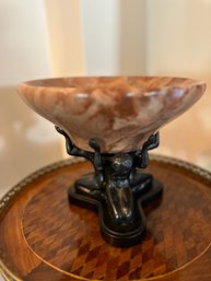 Marble Bowl With Holder