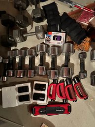 Large Lot Of  Weights