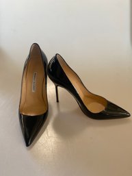 Womens Manolo Blahnik Heels, Black Size 38.5