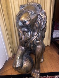 Large Ceramic Lion
