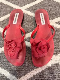 Womens Manolo  Blahnik Sandals Size 38 1/2
