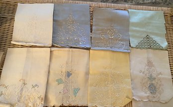 Hand Embroidery Linen Napkins