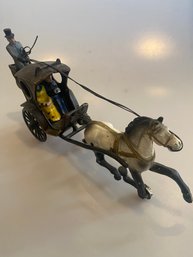 Cast Iron Horse & Buggy