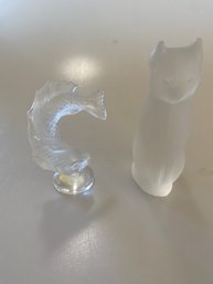 Glass Fish & Cat