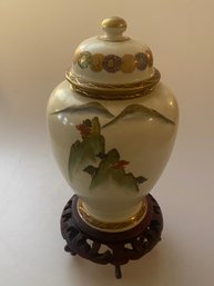 Covered Urn Made In Japan