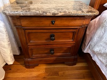 Nightstand Faux Marble