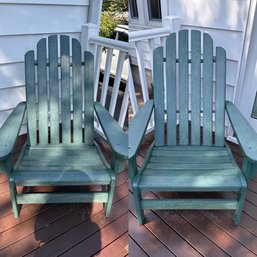 Poly-resin Adirondack Chairs (2)
