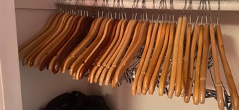Lot Of Wood Hangers