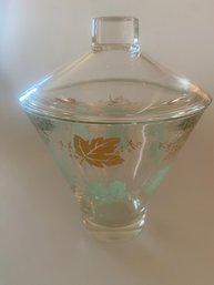 Vintage Covered Glass Bowl