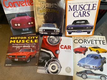 Collection  Of Car Books