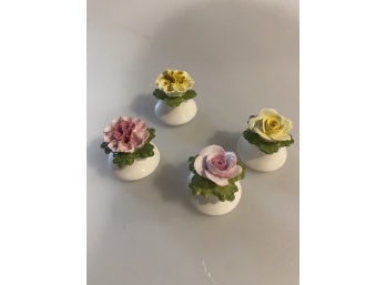 Aynsley English Fine Bone China Mini Flower Pots