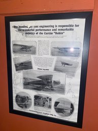 Curtiss  Robin Plane Framed Picture
