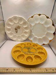 Vintage Deviled Egg Platters