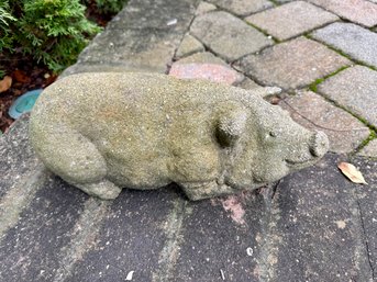 Amazing Cement Garden Pig