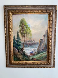 Oil Painting Signed & Framed Eugene La Foret (1884 - 1955)