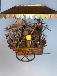 Copper Flower Cart