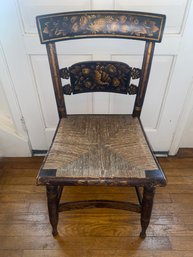 Early Hitchcock Stenciled Chair Ca 1830
