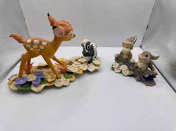 Disney Bambi Figurines 2 Pieces